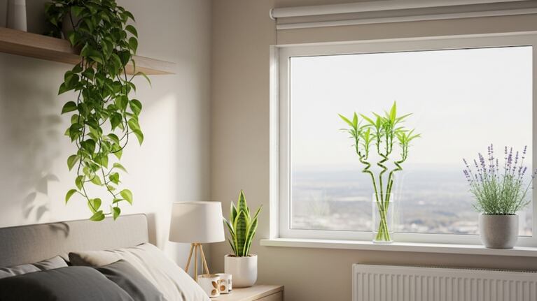 Potus a levandule patří mezi rostliny doporučované pro uklidnění ložnice (Ilustrační obrázek vytvořený s pomocí AI - Gemini).