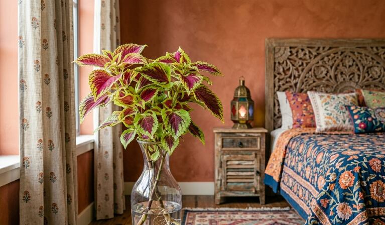 El coleo es otra de las plantas perfectas para la habitación. (Imagen ilustrativa IA Gemini)