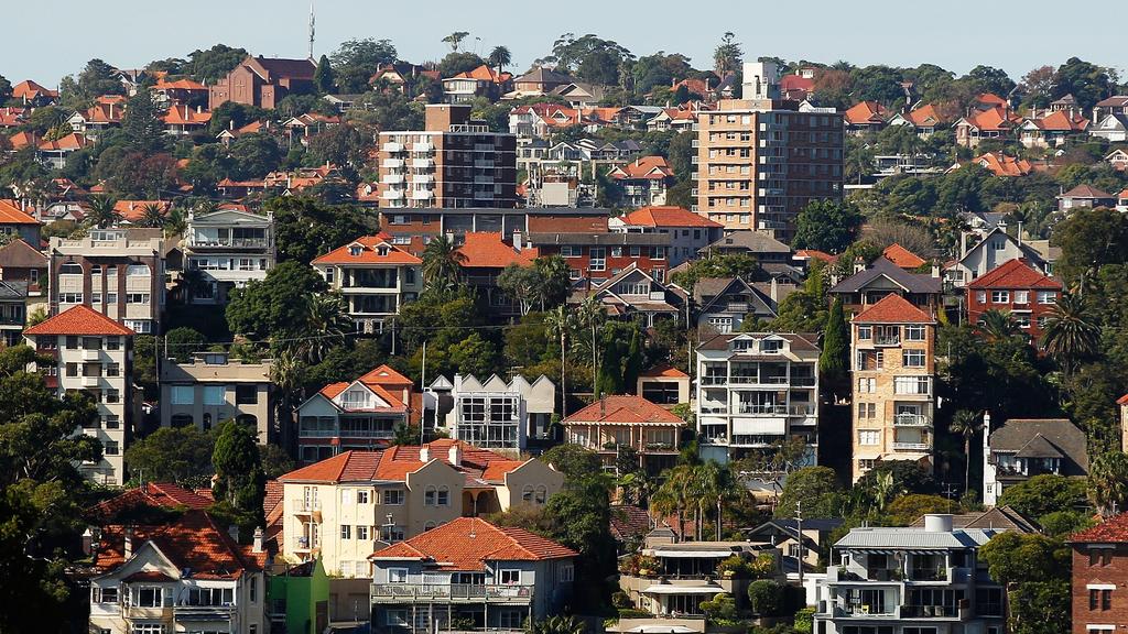 Obecné scény z nemovitostí v Sydney, kdy vláda čelí tlaku na změnu pravidel negativního gearingu